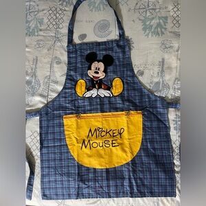 Mickey Mouse Apron with Yellow Pocket